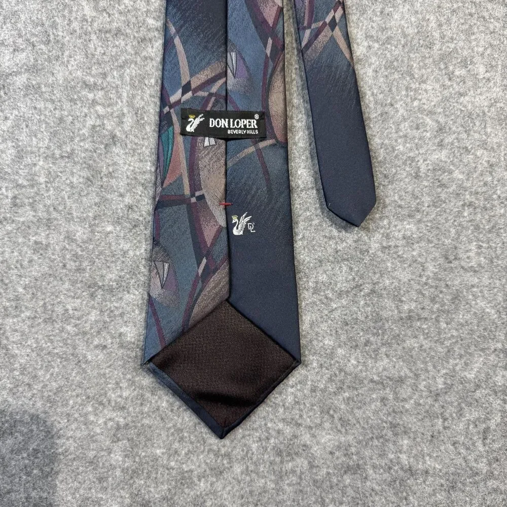 Don Loper‎ Beverly Hills Mens Dress Tie Silk Blend